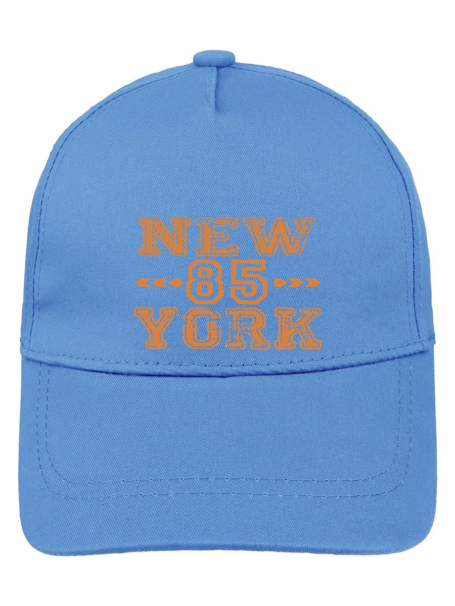 Chłopięca czapka z daszkiem 85 New York niebieska Ambra Biz