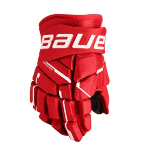 Rękawice hokejowe Bauer Supreme M5PRO Red Senior 14 cali - Hokej - miniaturka - grafika 1