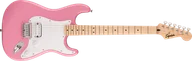 Gitary elektryczne - Squier Sonic Stratocaster HT H Maple Fingerboard White Pickguard Flash Pink - miniaturka - grafika 1