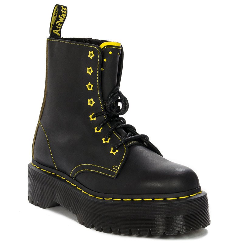 Dr. Martens Botki glany damskie skórzane Jadon II Star-38