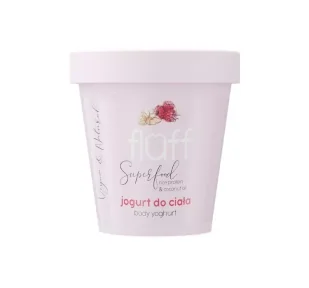 Fluff Fluff Jogurt do ciała maliny z migdałami 180ml - Balsamy i kremy do ciała - miniaturka - grafika 1