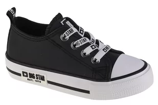 Big Star Shoes J KK374043, dla dziewczynki, trampki, Czarne - Moda i Uroda OUTLET - miniaturka - grafika 1