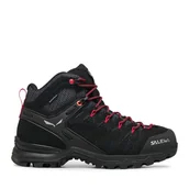 Buty trekkingowe damskie - Trekkingi Salewa Ws Alp Mate Mid Wp 61385-0998 Czarny - miniaturka - grafika 1