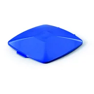 Kosze na śmieci - Pokrywa DURABLE Durabin Square niebieska prostokątna 40l - miniaturka - grafika 1