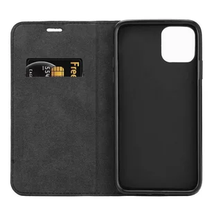 Crong Folio Case - Etui iPhone 11 Pro Max z klapką na magnes (czarny) - Etui i futerały do telefonów - miniaturka - grafika 6