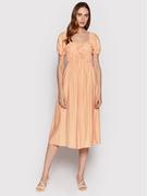 Sukienki - Glamorous Sukienka letnia CK6574 Pomarańczowy Regular Fit - miniaturka - grafika 1