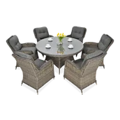 Meble ogrodowe - Meble z technorattanu BARCELONA Melange - miniaturka - grafika 1