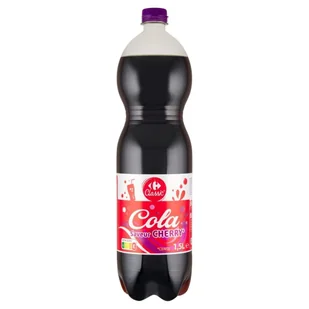 Carrefour Classic Napój gazowany o smaku cola i wiśniowym 1,5 l - Napoje gazowane - miniaturka - grafika 1