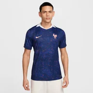 Swetry męskie - Męska koszulka piłkarska Nike Dri-FIT FFF Stadium2025 (drużyna kobiet) (wersja domowa) replika - Niebieski - miniaturka - grafika 1
