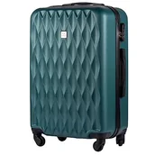 Walizki - WINGS Walizka Podróżna - lekka walizka z kółkami i uchwytem teleskopowym - miniaturka - grafika 1