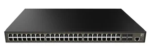 LevelOne GEL-5271 łącza sieciowe Zarządzany L2+ Gigabit Ethernet (10/100/1000) 1U Czarny - Pozostałe akcesoria sieciowe - miniaturka - grafika 1