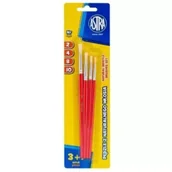 Farby i media malarskie - Astra Zestaw pędzeli z naturalnego włosia 4 szt. - miniaturka - grafika 1