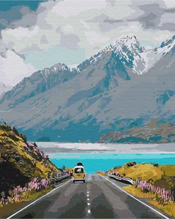 Malowanie po numerach - Podróż w góry 40x50cm - Twoje Hobby - Malowanie po numerach - miniaturka - grafika 2