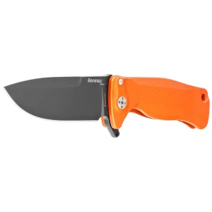 Nóż składany LionSteel SR22A Orange Aluminum, Black Sleipner by Molletta (SR22A OB) - Noże - miniaturka - grafika 2