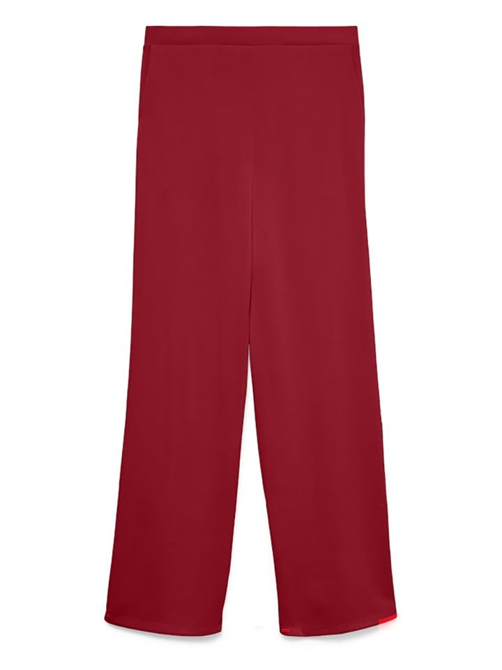 Vero Moda Spodnie w kolorze bordowym