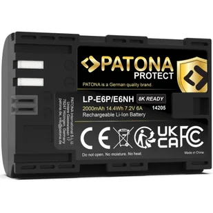 Patona Protect do Canon LP-E6P do EOS R5 Mark II 8K-ready 6A - Akumulatory do aparatów dedykowane - miniaturka - grafika 1