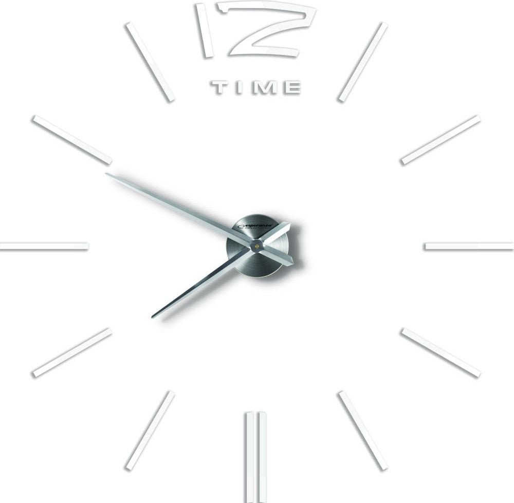 Esperanza Zegar naścienny San Marino Biały EHC007W