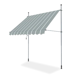 Markiza balkonowa EASY Grey/White 350x130cm - Focus Garden - Markizy - miniaturka - grafika 1