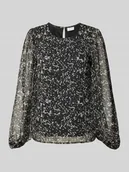 Bluzki damskie - Bluzka z efektem dwóch warstw model ‘FALIA’ - miniaturka - grafika 1