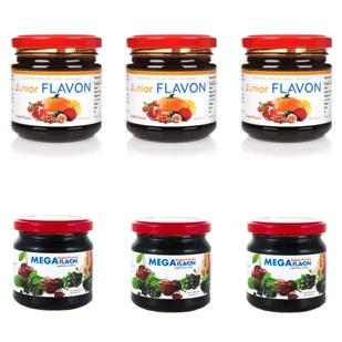 Mix 3x Junior i 3x Mega Flavon - Zdrowa żywność - miniaturka - grafika 1