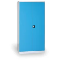 Szafy biurowe - B2B Partner Metalowa szafa demontowana, 1820 x 850 x 390 mm, niebieski IGO-0207035/5012Door - miniaturka - grafika 1