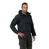 Odzież taktyczna i umundurowanie - Kurtka Helikon-Tex Anorak Tracer Unisex - Polycotton Stretch Ripstop - Czarna - miniaturka - grafika 1