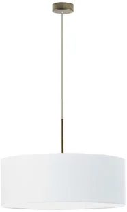 Lampa wisząca z regulacją wysokości SINTRA fi - 60 cm - kolor biały - Lampy sufitowe - miniaturka - grafika 1