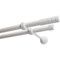 Karnisze - Karnisz DECASTYL Techno podwójny 320 cm Biały - miniaturka - grafika 1