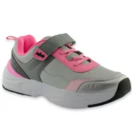 Buty dla dziewczynek - Sportowe buty dziewczęce Befado 516X/Y254 Szaro Różowe - miniaturka - grafika 1
