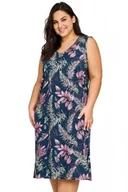 Piżamy damskie - Taro Helen 3169 01 granatowa damska koszula nocna - miniaturka - grafika 1