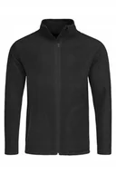 Bluzy męskie - Bluza Polarowa Polar Męski ACTIVE FLEECE JAKOŚĆ STEDMAN 5030 CZARNY S - miniaturka - grafika 1