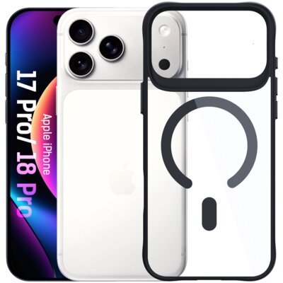 Etui XLINE MagSystem Satin Guardx do Apple iPhone 17 Pro/18 Pro Przezroczysto-czarny