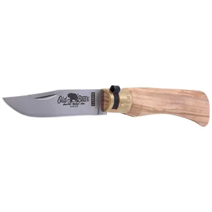 Nóż składany Antonini Old Bear Classical M Olive Wood, Satin C70 (9306/19_LU) - Noże - miniaturka - grafika 2