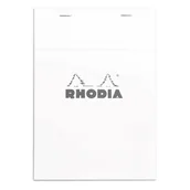 Notesy i bloczki - Blok Rhodia N°16 A5 14,8x21 cm, kratka, biały - miniaturka - grafika 1