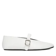 Baleriny - Baleriny Badura ELAN-V1860-131-1 Biały - miniaturka - grafika 1