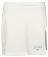 Spodenki damskie - REEBOK - SPÓDNICO-SPODENKI CL VARSITY SKIRT HS0365 BIAŁE - miniaturka - grafika 1