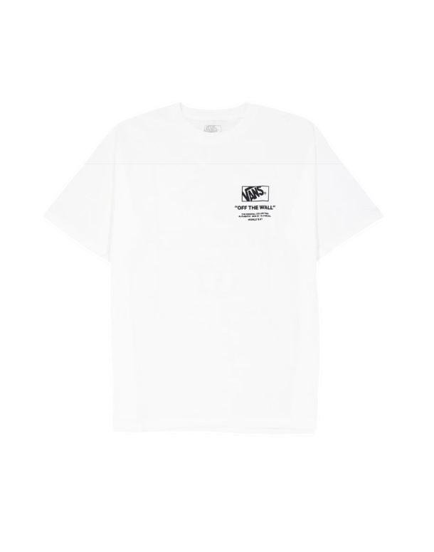 T-shirt Męski VANS Stacked Hi SS Tee White VN000PEWWHT1 XS