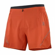 Spodnie sportowe damskie - Spodenki Salomon Aero 5'' Fiery Red - miniaturka - grafika 1