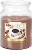 Świece - Bispol DUŻA Świeca zapachowa w słoiku 100H KAWA BISPOL4836 - miniaturka - grafika 1