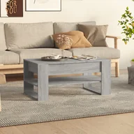 Ławy i stoliki kawowe - Lumarko Stolik kawowy, szary dąb sonoma, 102x55x45 cm - miniaturka - grafika 1
