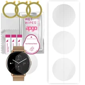 Akcesoria do smartwatchy - 3x Folia hydrożelowa do Amazfit Zepp E Circle/Round Okrągły - apgo Smartwatch Hydrogel Protection Ochrona na ekran smartwatcha - miniaturka - grafika 1