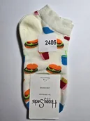 Skarpetki męskie - Kolorowe skarpety Happy Socks stopki unisex rozmiar 36-40 (2406) - miniaturka - grafika 1
