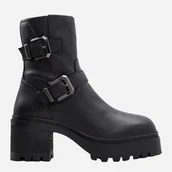 Botki damskie - Botki damskie na obcasie ALDO 13672162-009 37 (6.5US) 23.4 cm Czarne (57005708646). Botki damskie - miniaturka - grafika 1