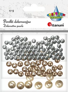 Perełki dekoracyjne plastikowe mix 12g - Titanum - Zabawki kreatywne - miniaturka - grafika 1