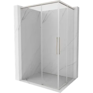 Mexen Rox Duo kabina prysznicowa rozsuwana 120 x 90 cm, transparent, nikiel szczotkowany - 8C2D-120-090-97-00 - Kabiny prysznicowe - miniaturka - grafika 1