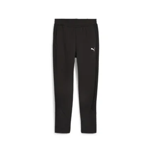 Damskie spodnie EVOSTRIPE z wysokim stanem PUMA Black - Spodnie sportowe damskie - miniaturka - grafika 1
