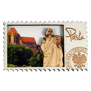 Drewniany magnes na lodówkę Toruń - Magnesy - miniaturka - grafika 1