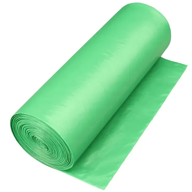 Worki na śmieci, odpady 120l - Zielone|25 szt.| Mocne - LDPE