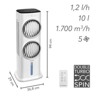 Klimatory - Trotec Aircooler, klimatyzer, nawilżacz powietrza PAE 45 w 5-paku - miniaturka - grafika 1