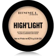 Rozświetlacze do twarzy i ciała - Rimmel Rimmel High'light  001 Stardust 8g rozświetlacz do twarzy - miniaturka - grafika 1